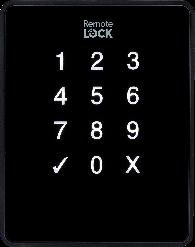 RemoteLOCK 9j のテンキーの外観